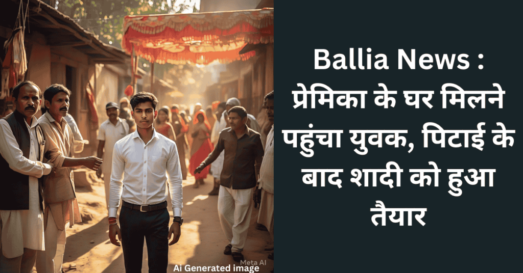 Ballia News : प्रेमिका के घर मिलने पहुंचा युवक, पिटाई के बाद शादी को हुआ तैयार