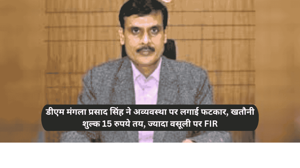 Ballia DM Mangla prasad